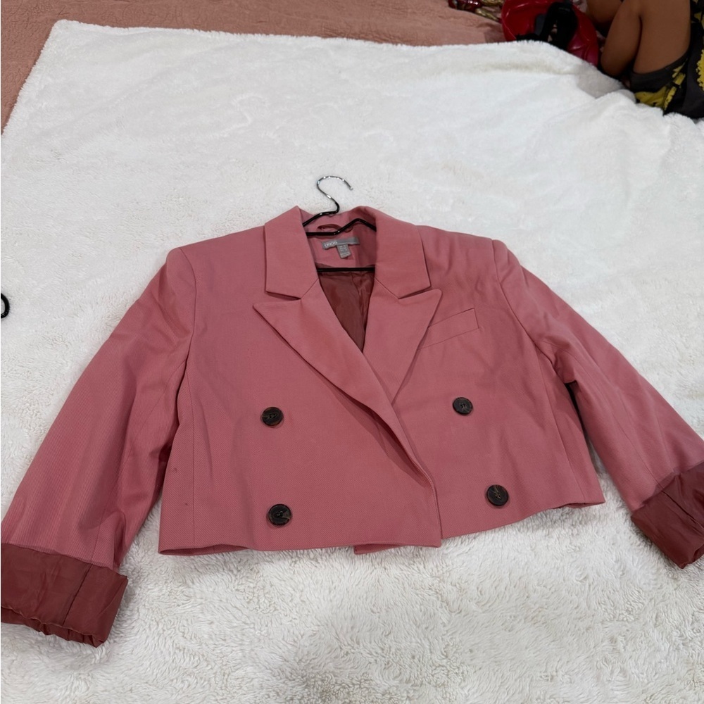 ASOS Mauve Double-Breasted Blazer